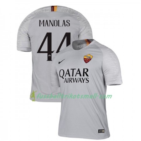 Fußballtrikots AS Rom Manolas 44 2018-2019 Kurzarm Auswärts-trikot kaufen